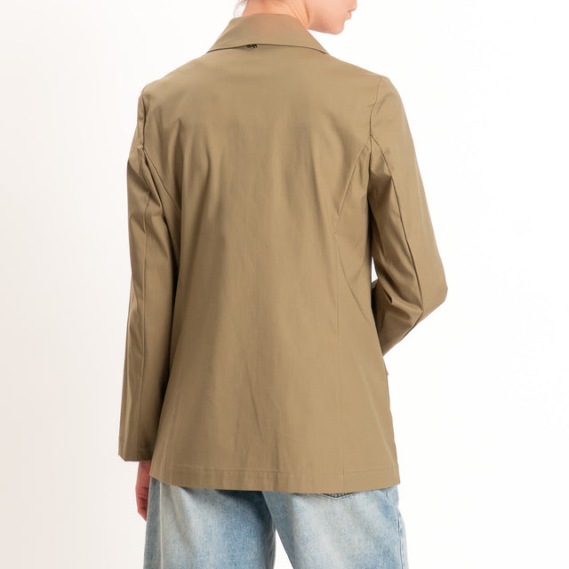 Dixie-Giacca un bottone elasticizzato - militare