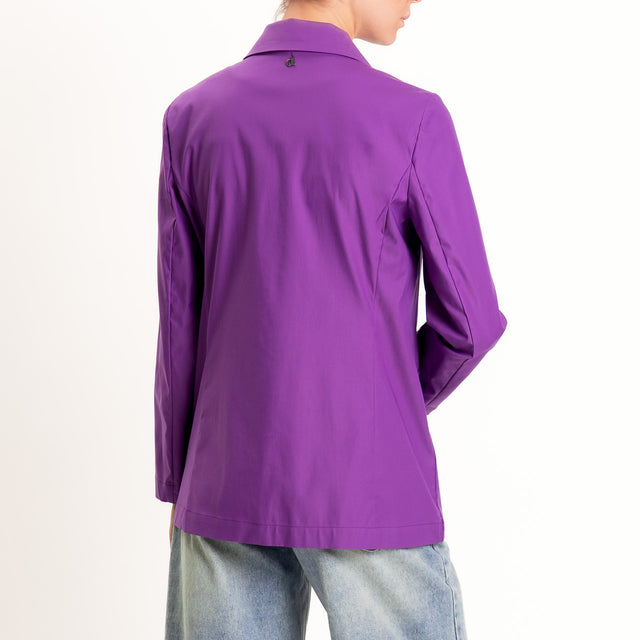Dixie-Giacca un bottone elasticizzato - viola