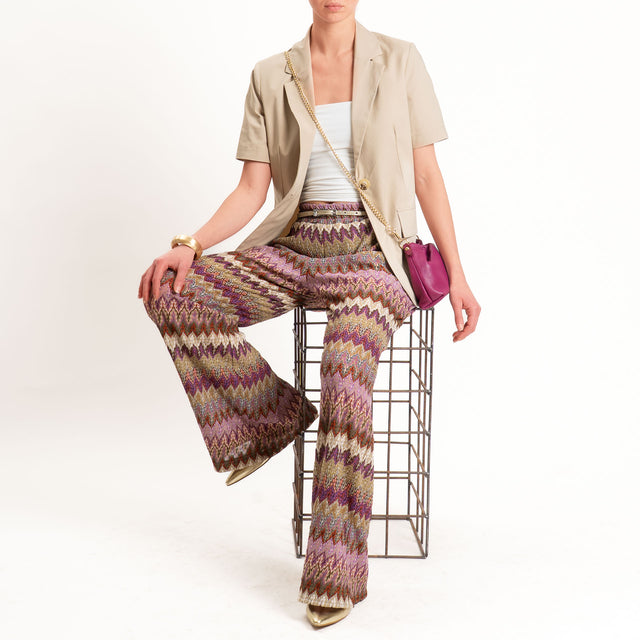 Dixie-Giacca mezza manica in cotone - beige