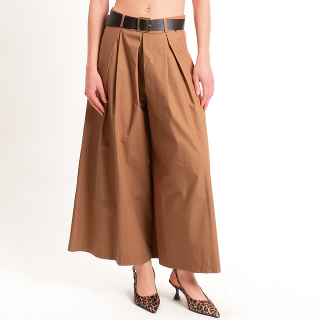 Dixie-Completo gilet + pantalone - cognac