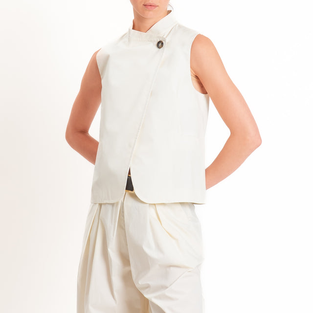Dixie-Completo gilet + pantalone - burro
