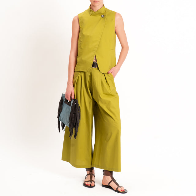 Dixie-Completo gilet + pantalone - lime