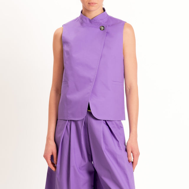 Dixie-Completo gilet + pantalone - viola