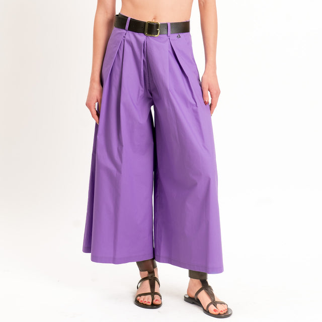 Dixie-Completo gilet + pantalone - viola