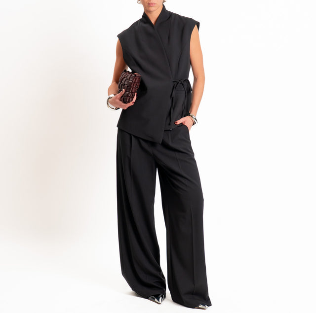 Dixie-Completo gilet + pantalone - nero