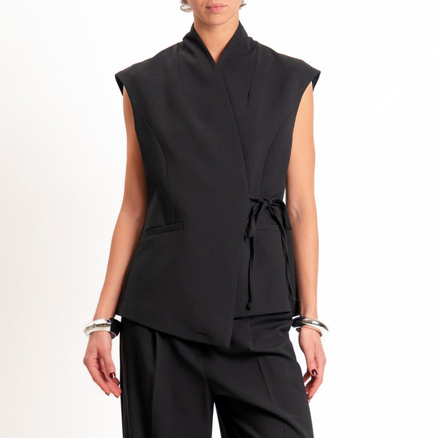 Dixie-Completo gilet + pantalone - nero