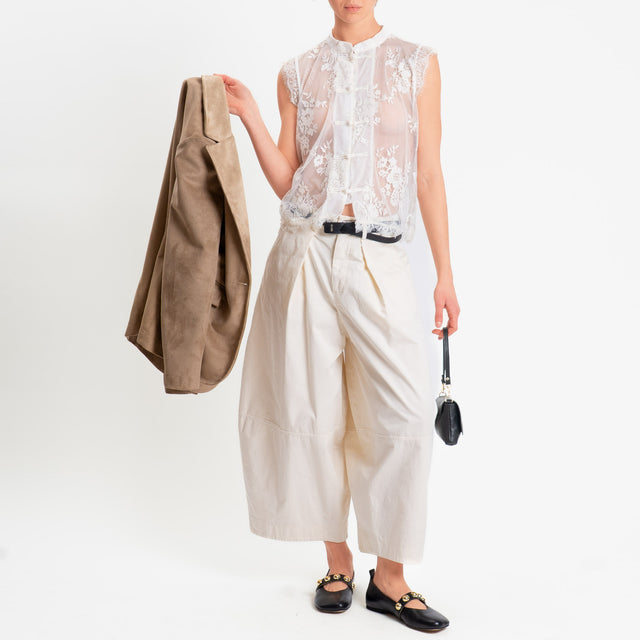 Dixie-Pantalone baggy barrel - burro