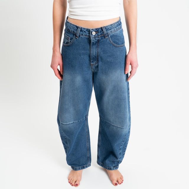 Dixie- Jeans barrel fit - denim