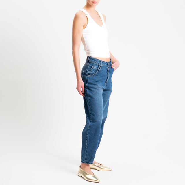 Dixie- Jeans mom fit - denim