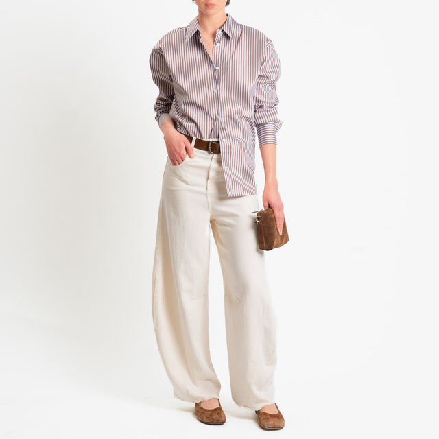 Dixie-Pantalone barrel fit - burro