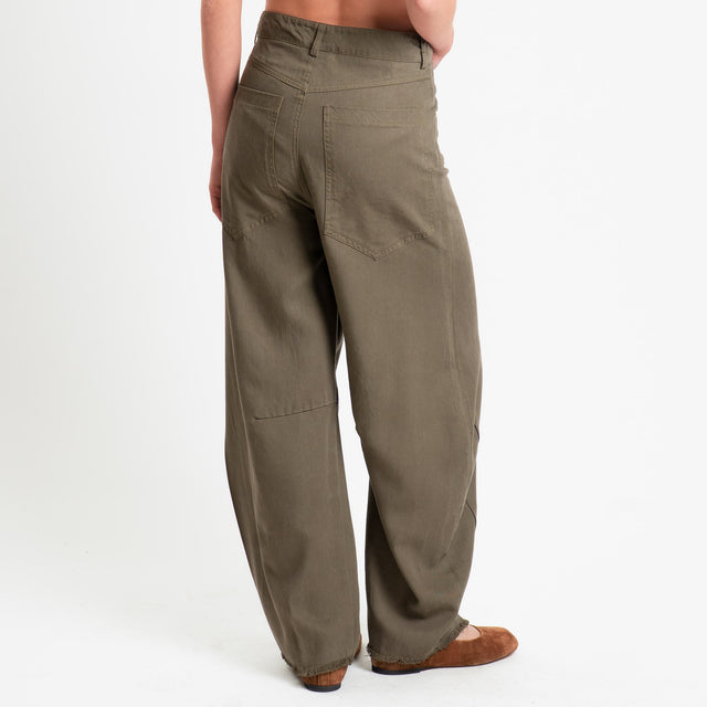 Dixie-Pantalone barrel fit - militare