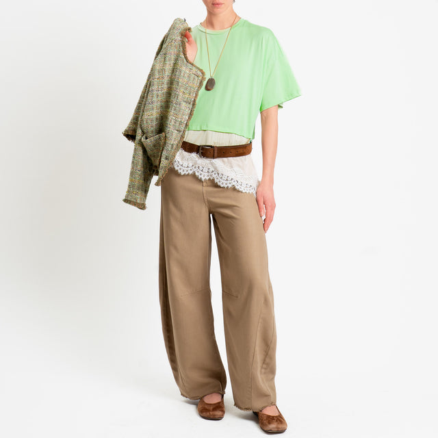 Dixie-Pantalone barrel fit - coloniale