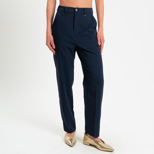 Dixie-Pantalone tasche francese - blu