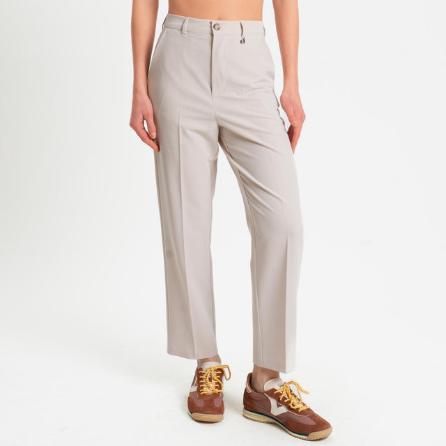 Dixie-Pantalone tasche francese - beige