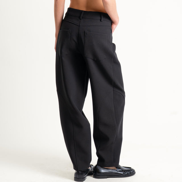 Dixie-Pantalone barrel - nero