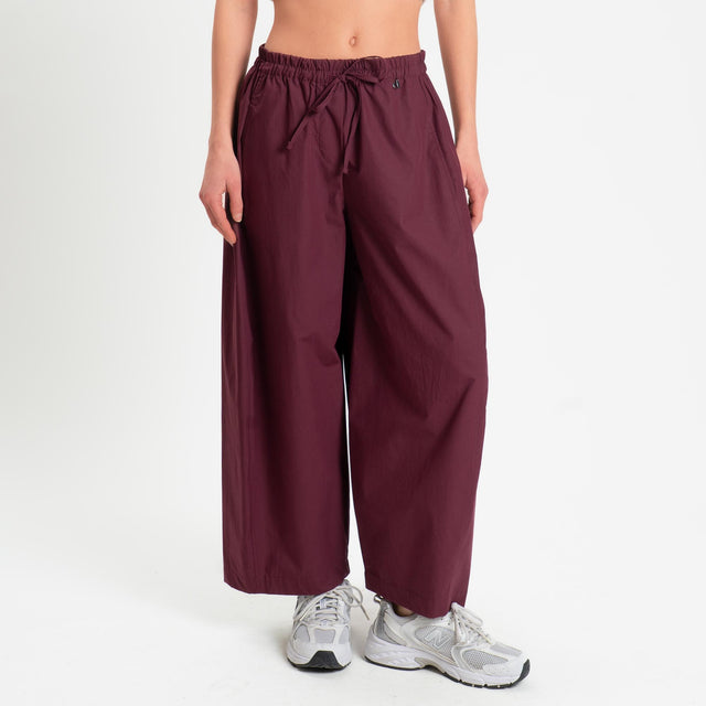 Dixie-Pantalone popeline balloon elastico in vita - india