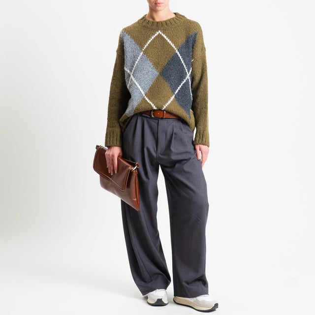 Dixie-Pantalone con pinces - antracite