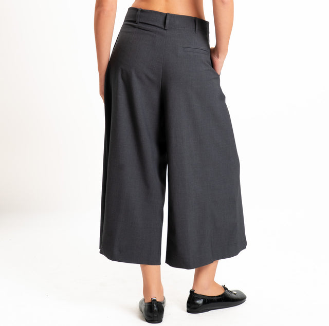 Dixie-Pantalone cropped - antracite