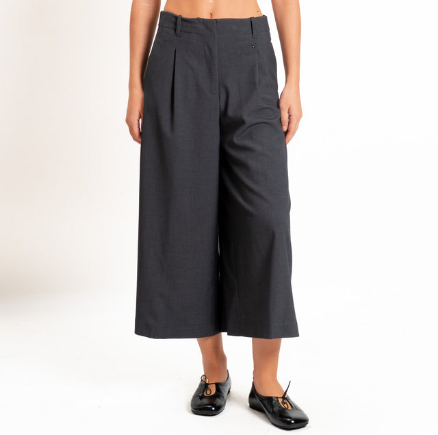 Dixie-Pantalone cropped - antracite