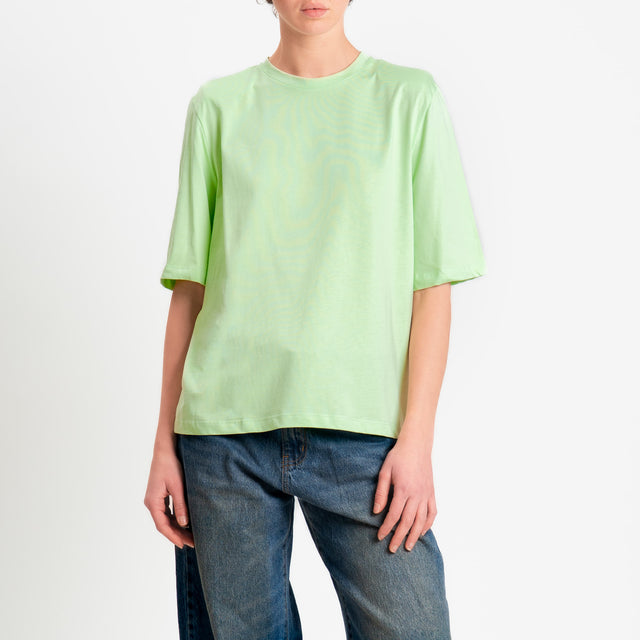 Dixie-T-shirt mezza manica con spalline - mint