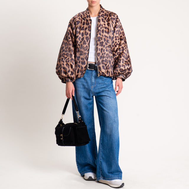 Dixie-Bomber animalier - beige/moro