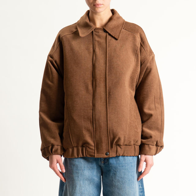 Dixie- Bomber imbottito - castagna