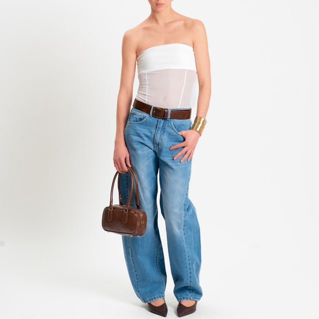 Haveone-Body doppio tessuto a fascia - panna