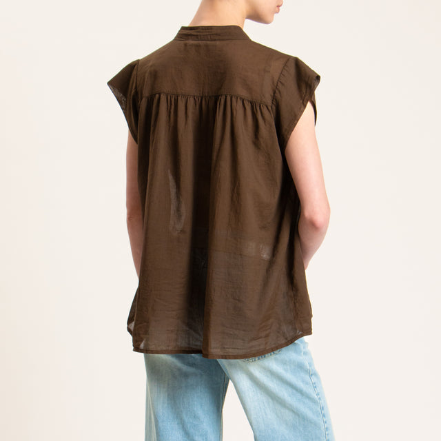 Haveone-Camicia mussola smanicata - caffe'