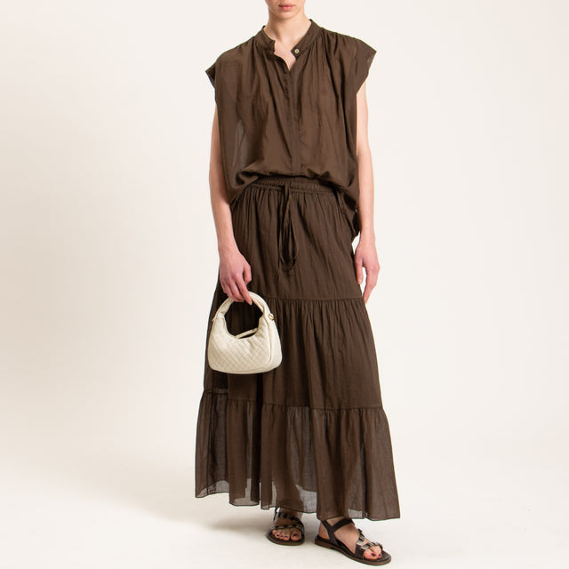 Haveone-Camicia mussola smanicata - caffe'