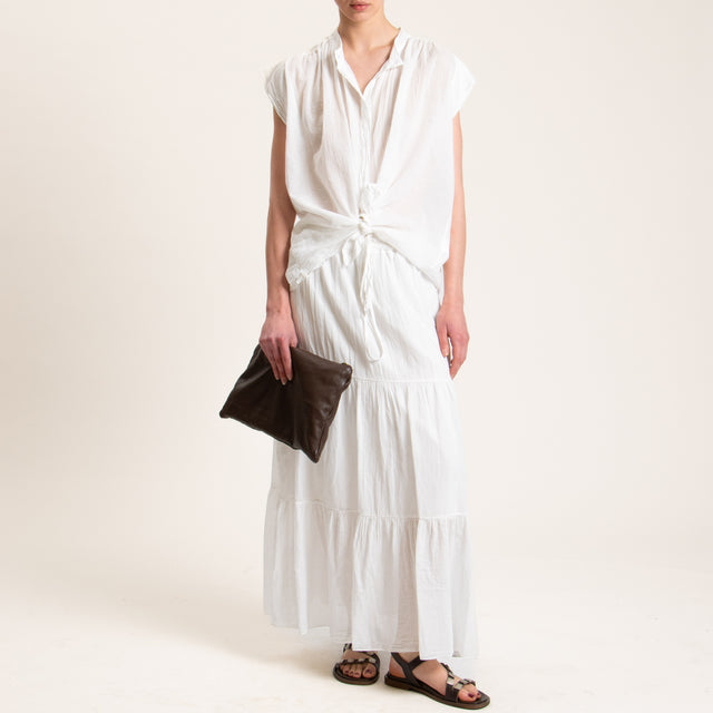 Haveone-Camicia mussola smanicata - latte