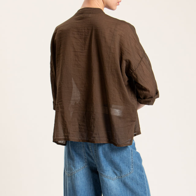 Haveone-Camicia mussola spacchi laterali - caffe'