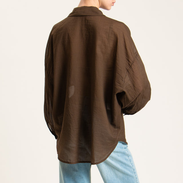 Haveone-Camicia mussola con tasca - caffe'