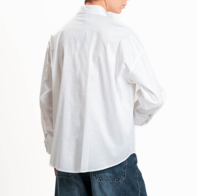 Haveone-Camicia con taschino - bianco