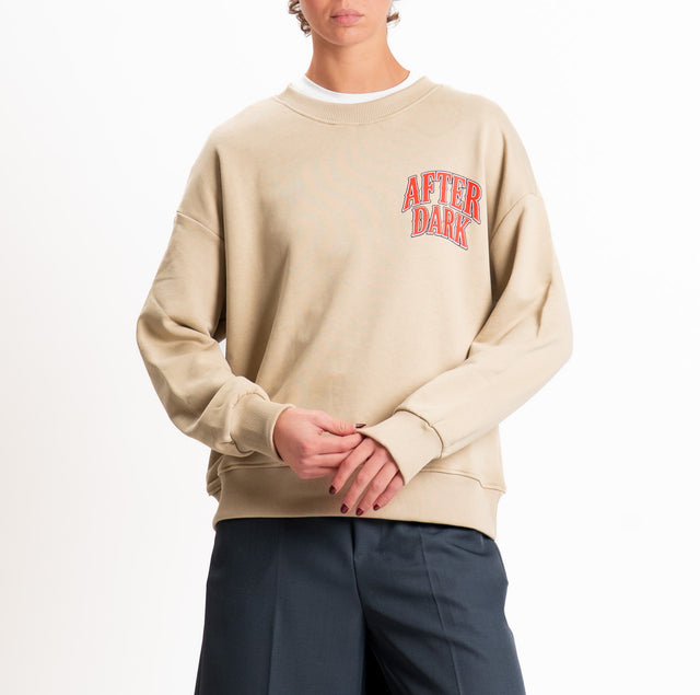 Haveone-Felpa con stampa - beige