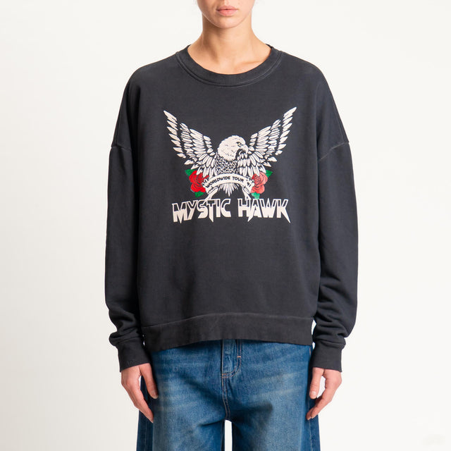 Haveone-Felpa stampa aquila MYSTIC HAWK - grigio