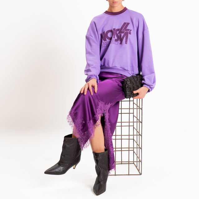 Haveone-Felpa con stampa - viola/prugna