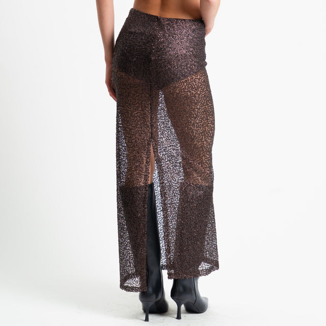 Haveone-Gonna paillettes - moro