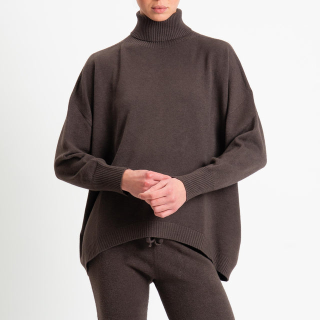 Haveone-Completo maglia e pantalone - cacao