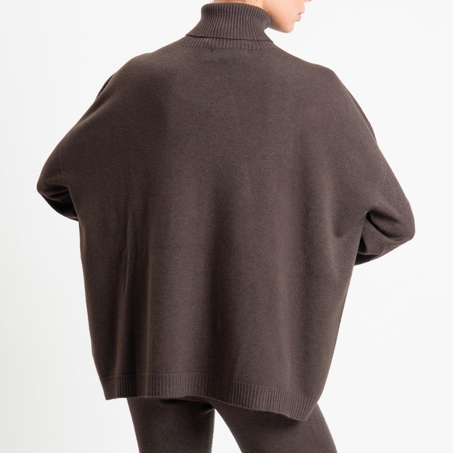 Haveone-Completo maglia e pantalone - cacao