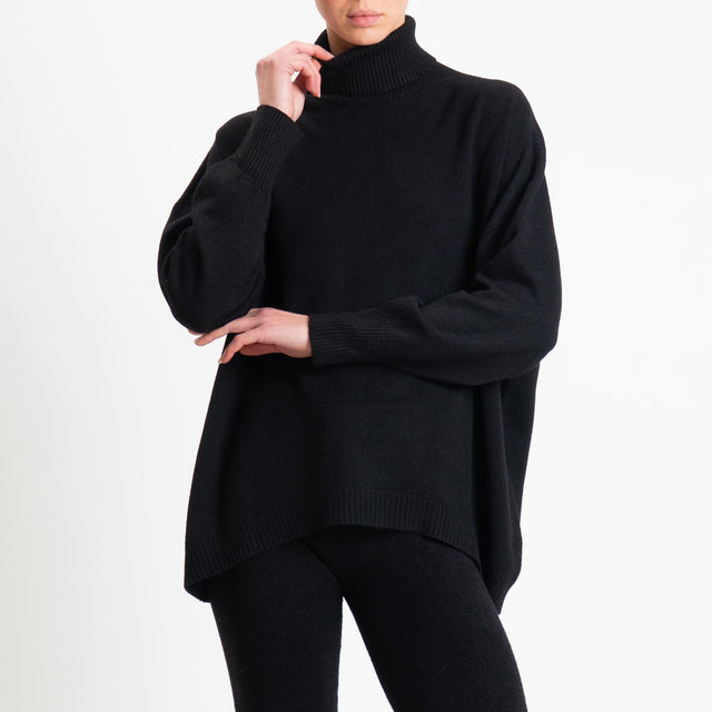 Haveone-Completo maglia e pantalone - nero