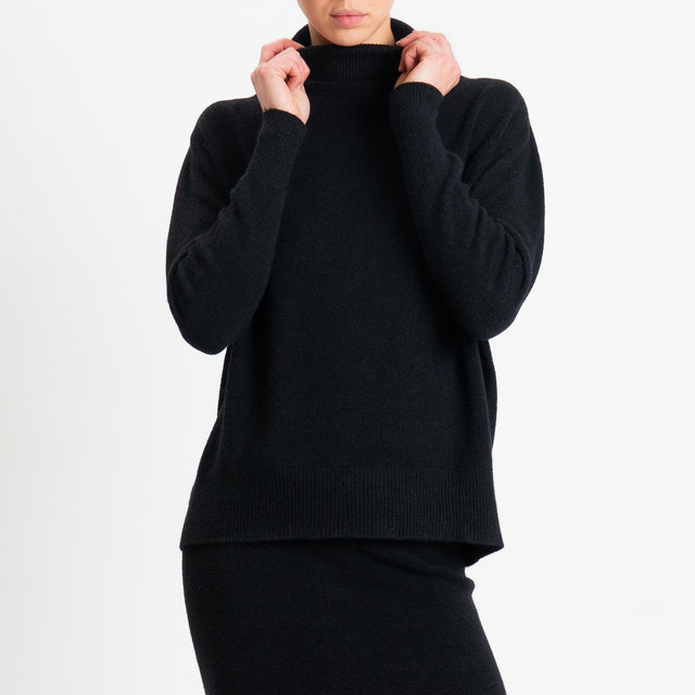 Haveone-Completo maglia e gonna - nero