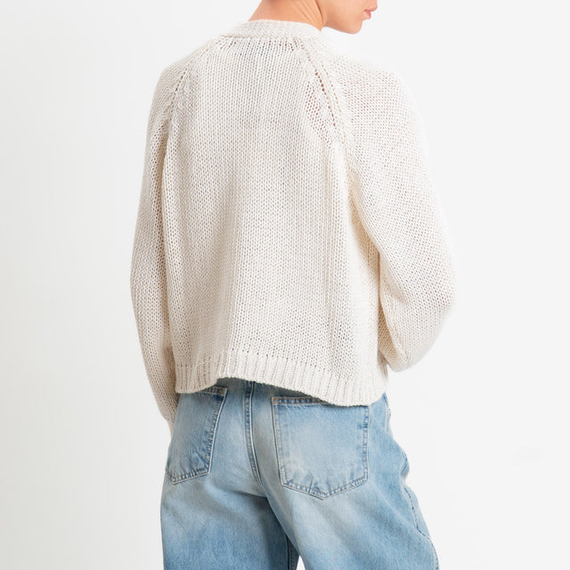 Haveone-Cardigan bottoni gioiello - calce