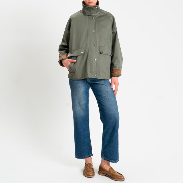 Haveone-Trench corto - militare