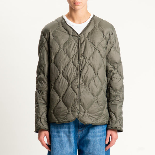 Haveone- Giacca trapuntata 100 grammi - militare