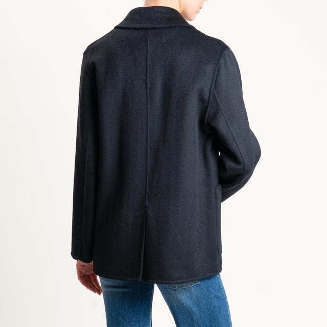 Haveone-Giacca cappotto doppiopetto hand made - nero