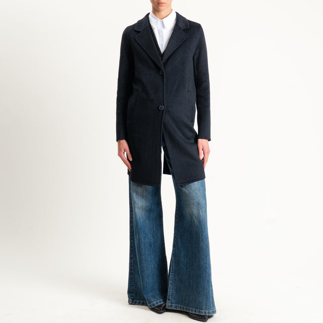 Haveone-Cappotto hand made misto lana - nero