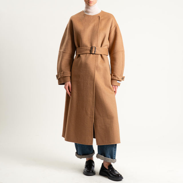 Haveone-Cappotto hand made misto lana - cammello