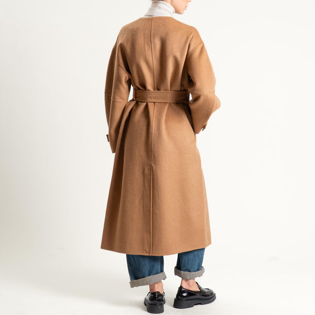 Haveone-Cappotto hand made misto lana - cammello