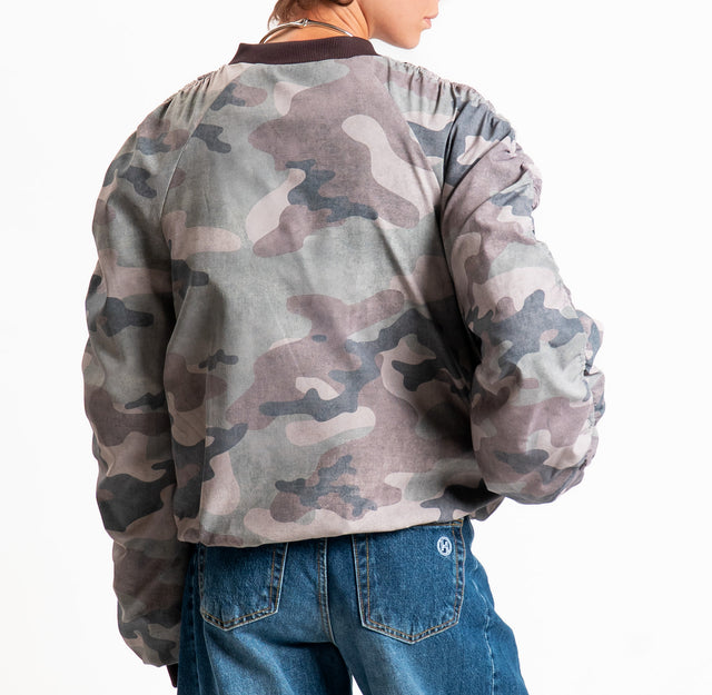 Haveone-Bomber camouflage - militare/moro