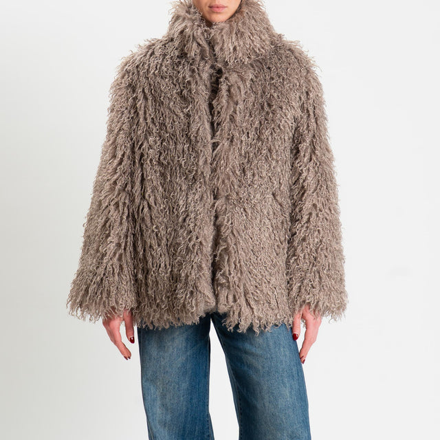 Haveone-Ecopelliccia - tortora